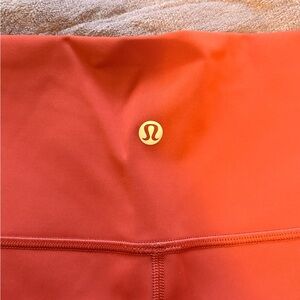 Lululemon Orange Leggings